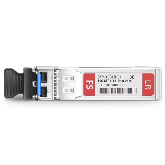 Dell Networking SFP-1/10GLR-31 Compatible Dual-Rate 1000BASE-LX and 10GBASE-LR SFP+ 1310nm 10km DOM Duplex LC SMF Transceiver Module