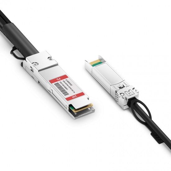Customized 200G QSFP56 to 4x50G SFP56 Passive Direct Attach Copper Breakout Cable