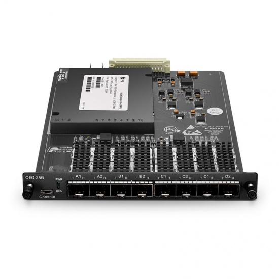 FMT4DL-OEO25GSFP28  4チャンネル25G WDMトランスポンダー(コンバーター、8 SFP/SFP+スロット)