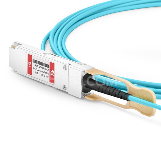0.5m (2ft) Brocade QSFP28-100G-AOC-0.5M Compatible 100G QSFP28 Active Optical Cable