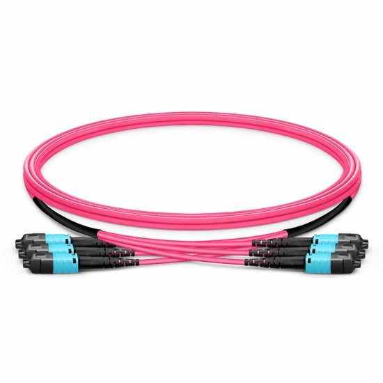 Заказной MTP® PRO 8-144 волокна MTP®-12 OM4 MM, Elite, транковый кабель