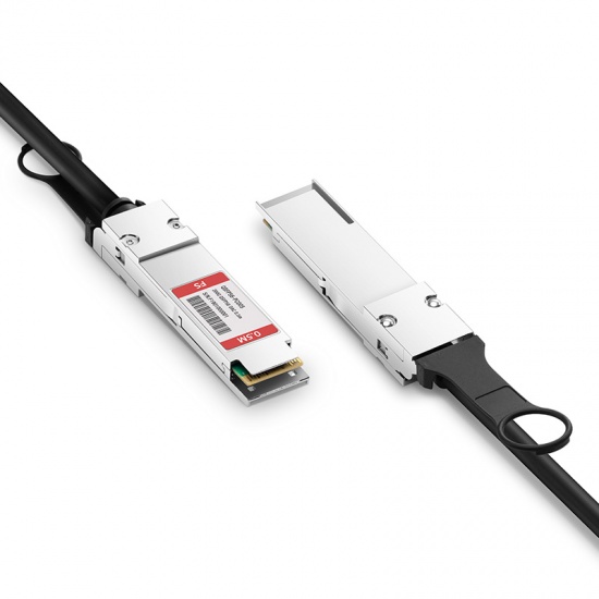 0,5m (2ft) Câble à Attache Directe Twinax en Cuivre Passif QSFP56 200G pour Switchs de FS