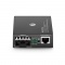 Managed 1x 10/100/1000Base-T RJ45 to 1x 1000Base-X Single Mode SC 1310nm 10km Gigabit Ethernet Media Converter, American Plug Standard