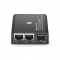 Mini Unmanaged Gigabit Ethernet Medienkonverter, 2x 10/100/1000Base-T RJ45 auf 1x 1000Base-X SFP Steckplatz, Eurostecker