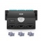 FHD 3 x MTP®-12 Cassette, 36 Fibers OM4 Multimode, Type A, 3 x 12F MTP® to 18 x Shuttered LC Duplex (Aqua), 0.35dB max