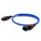 3.3ft (1m) Z-Lock Dual Locking IEC320 C14 to IEC320 C13 14AWG 250V/15A Power Extension Cord, Blue