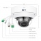 IPC304-8M-D, Ultra HD 8MP Dome Network Camera with Built-in Mic, 131ft Night Vision, IP67 Weatherproof & IK10 Vandal Resistant, Smart Behavior Detection, Outdoor/Indoor PoE IP Camera with Varifocal 2.8-12mm Lens