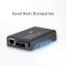Mini Unmanaged Gigabit Ethernet Medienkonverter, 1x 10/100/1000Base-T RJ45 auf 1x 100/1000Base-X Multimode SC 850nm 220/550m, Eurostecker