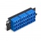 FHD Fiber Adapter Panel, 36 Fibers OS2 Single Mode, 18 x LC UPC Duplex (Blue) Adapter, Ceramic Sleeve