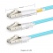 Customized OM3 Multimode LC/SC Short Boot Fiber Optic Patch Cable