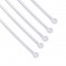 100pcs/Bag 4in.L x 0.1in.W Self-Locking Nylon Cable Ties-White