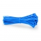100pcs/Bag 4in.L x 0.1in.W Self-Locking Nylon Cable Ties-Blue
