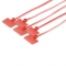 100pcs/Bag 6in.L x 0.15in.W ID Marker Nylon Cable Ties-Outside Flag-Red
