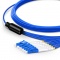 Customized 6 Fibers OS2 Single Mode LC/SC/FC/ST Armored Indoor 3.0mm Multi-Fiber Breakout Cable