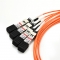 Brocade 40G-QSFP-4SFP-AOC-1001 kompatibles 40G QSFP+ auf 4x10G SFP+ Breakout Aktives Optisches Kabel (AOC), 10m (33ft)