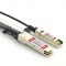 Cable Breakout de conexión directa pasivo de cobre compatible con Arista Networks CAB-Q-S-0.5M, 40G QSFP+ a 4x10G SFP+, 0.5m (2ft)