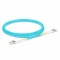 Cable/latiguillo/jumper de fibra óptica LC UPC a LC UPC 2m OM4 50/125 dúplex multimodo PVC (OFNR) 2.0mm