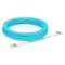 Cable/latiguillo/jumper de fibra óptica LC UPC a LC UPC 20m OM4 50/125 dúplex multimodo PVC (OFNR) 2.0mm