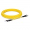 5m (16ft) ST UPC to ST UPC Duplex OS2 Single Mode PVC (OFNR) 2.0mm Fiber Optic Patch Cable