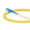 2m (7ft) LC UPC to SC UPC Simplex OS2 Single Mode PVC (OFNR) 2.0mm Fiber Optic Patch Cable