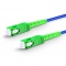 2m (7ft) SC APC to SC APC Simplex OS2 Single Mode Indoor Armored PVC (OFNR) 3.0mm Fiber Optic Patch Cable