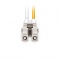 2m (7ft) LC UPC to LC UPC Duplex OM3 Multimode PVC (OFNR) 2.0mm Fiber Optic Patch Cable