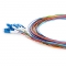 2m 12芯 LC/UPC 单模 彩色光纤尾纤-无外护套