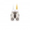 3m (10ft) LC UPC to LC UPC Duplex OM2 Multimode PVC (OFNR) 2.0mm Fiber Optic Patch Cable