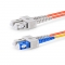 3m (10ft) SC to SC OM1 Mode Conditioning PVC (OFNR) Fiber Optic Patch Cable