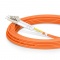 5m LC/UPC-ST/UPC双工多模OM1光纤跳线- 2.0mm PVC(OFNR)