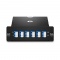 Cassette FHD MTP®-12, 12 fibras OS2 multimodo, tipo AF, MTP® a 6 x LC dúplex (azul), máx. 0.35dB