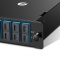 FHD MTP®-12 Cassette, 12 Fibers OS2 Single Mode, Type A, MTP® to 6 x SC Duplex (Blue), 0.35dB max