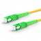 5m (16ft) SC APC to SC APC Simplex OS2 Single Mode PVC (OFNR) 2.0mm Bend Insensitive Fiber Optic Patch Cable