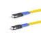 Cable/latiguillo/jumper de fibra óptica personalizado LC/SC/FC/MU dúplex 0.12dB IL OS2 insensible a la curvatura de grado B 2.0mm