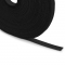 25m/Roll 1000in.L x 0.48in.W Back to Back Reusable Cable Ties-Black