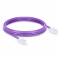 3.3ft (1m) Cat5e Non-booted Unshielded (UTP) PVC Ethernet Network Patch Cable, Purple