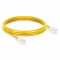 6.6ft (2m) Cat5e Non-booted Unshielded (UTP) PVC Ethernet Network Patch Cable, Yellow