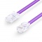 10ft (3m) Cat5e Non-booted Unshielded (UTP) PVC Ethernet Network Patch Cable, Purple