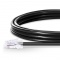 16ft (5m) Cat5e Non-booted Unshielded (UTP) PVC Ethernet Network Patch Cable, Black
