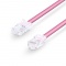 49ft (15m) Cat5e Non-booted Unshielded (UTP) PVC Ethernet NetworkPatch Cable, Pink