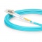 Cable/latiguillo/jumper de fibra, 0.15dB IL, PVC(OFNR) 3m (10ft) LC UPC a LC UPC dúplex OM4 multimodo Elite BIF
