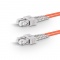 20m (66ft) SC UPC to SC UPC Duplex 3.0mm PVC (OFNR) OM1 Multimode Fiber Optic Patch Cable