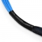 3m (10ft) 6 Plug to 6 Plug Cat6 Unshielded (UTP) PVC CMR Blue Pre-Terminated Copper Trunk Cable