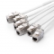 10m (33ft) 6 Jack to 6 Jack Cat6a Shielded (SFTP) PVC CMR Pre-Terminated Copper Trunk Cable