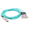 Cable de breakout óptico activo 100G QSFP28 a 4x25G SFP28 50m (164ft) - compatible con Brocade 100G-Q28-S28-AOC-5001