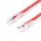 8ft (2.4m) Cat5e Snagless Unshielded (UTP) PVC CM Ethernet Patch Cable, Red