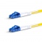 Customized Length LC UPC to LC UPC Duplex OS2 Single Mode LSZH 2.0mm Fiber Optic Patch Cable