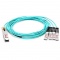 Cable de breakout óptico activo 100G QSFP28 a 4x25G SFP28 25m (82ft) - genérico compatible