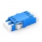 LC/UPC to LC/UPC Duplex Single Mode SC Footprint Plastic Fiber Optic Adapter/Coupler without Flange (10pcs/Pack)