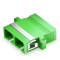 SC/APC to SC/APC Duplex Single Mode Fiber Optic Adapter/Coupler with Flange (10pcs/Pack)
